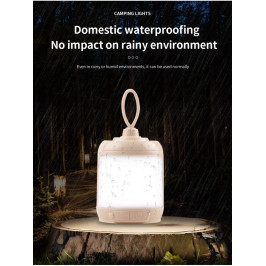 Žibintuvėlis LT03, stovyklavimo, įkraunamas USB-C, 55lm