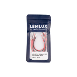 LED juostos sujungimas su 15cm laidu / 8mm 5vnt