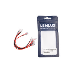 LED juostos sujungimas su 15cm laidu / 8mm 5vnt