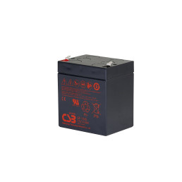 Akumuliatorius 12V 4.5Ah F1 (4.8mm) Pb AGM VRLA CSB
