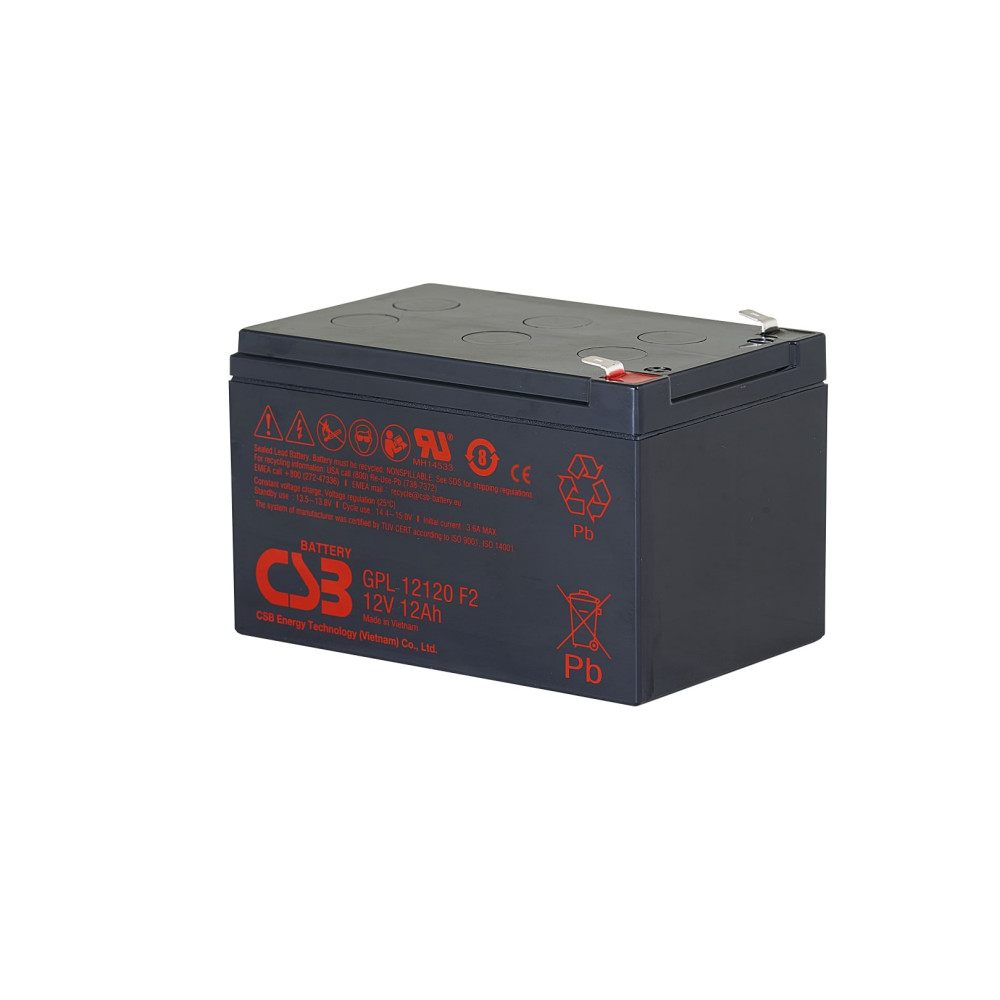 Akumuliatorius 12V 12Ah F2 Pb AGM VRLA CSB