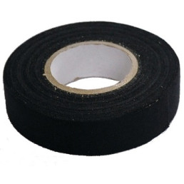 Izoliacinė juosta tekstilinė, 19mmx15m, juoda, Kemot