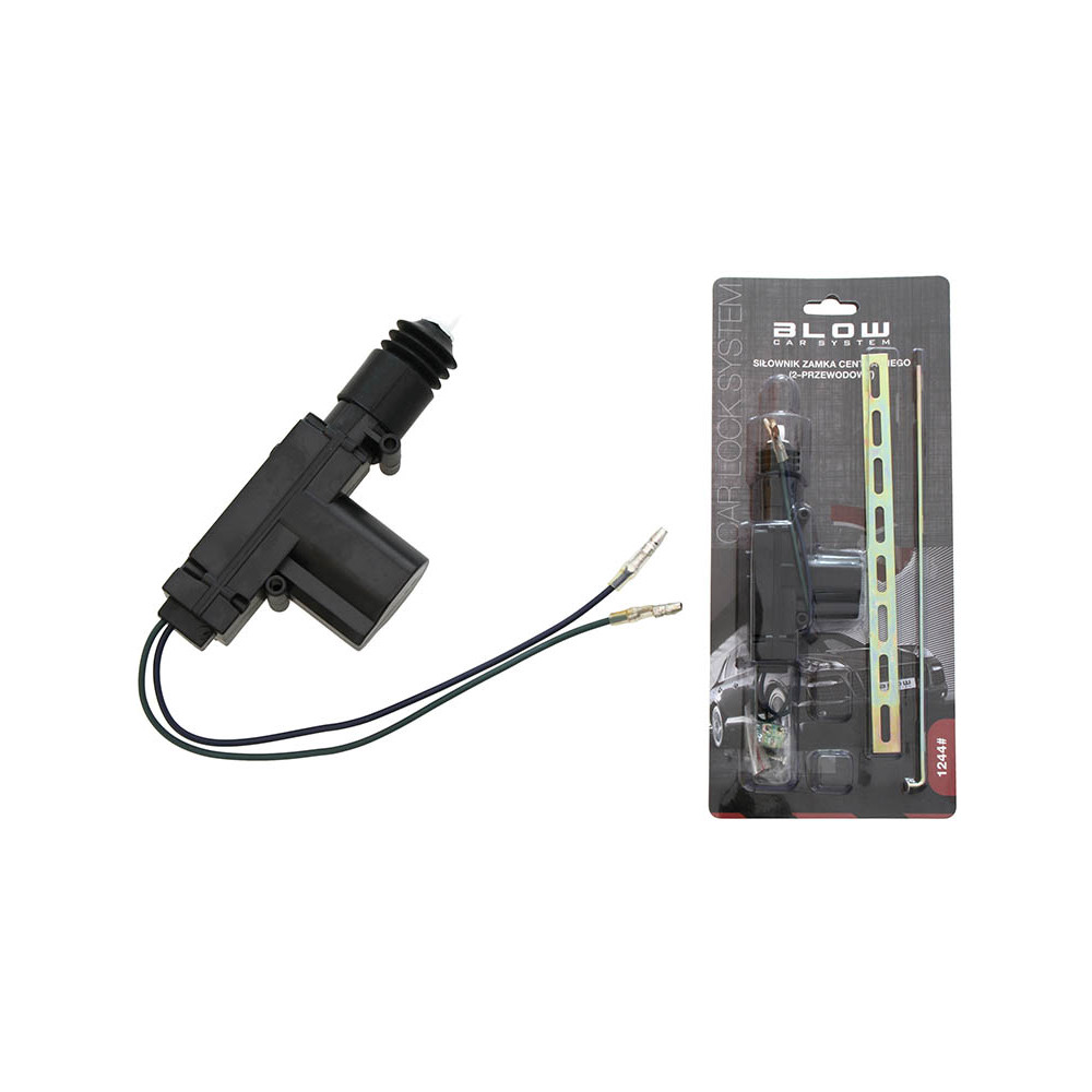 Variklis centriniam užraktui, dvilaidis (su tvirtinimo elementais)