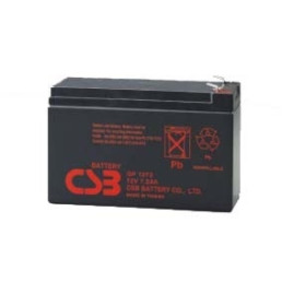 Akumuliatorius 12V 7.2Ah F1 (4.8mm) Pb AGM VRLA CSB