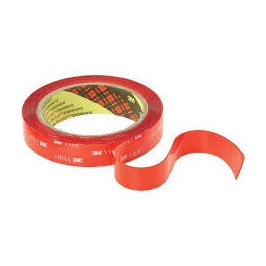 Dvipusė lipni juosta 3M VHB 4910F, 1.0mm x 19mm x 3m, skaidri