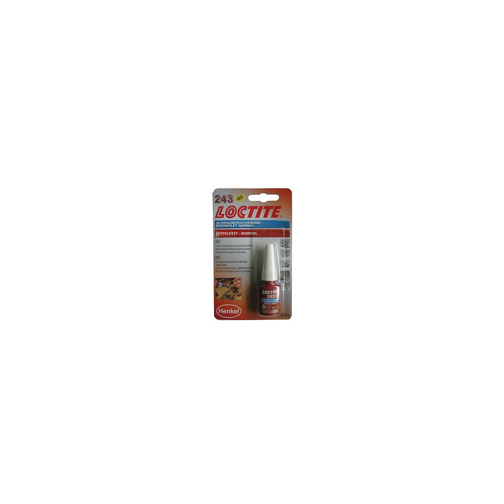 Vidutinio tvirtumo sriegių fiksavimo priemonė 243 5ml, LOCTITE