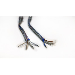 Jungtis LED RGB juostai IP67 keturių kontaktų 2vnt (kištukas + lizdas)