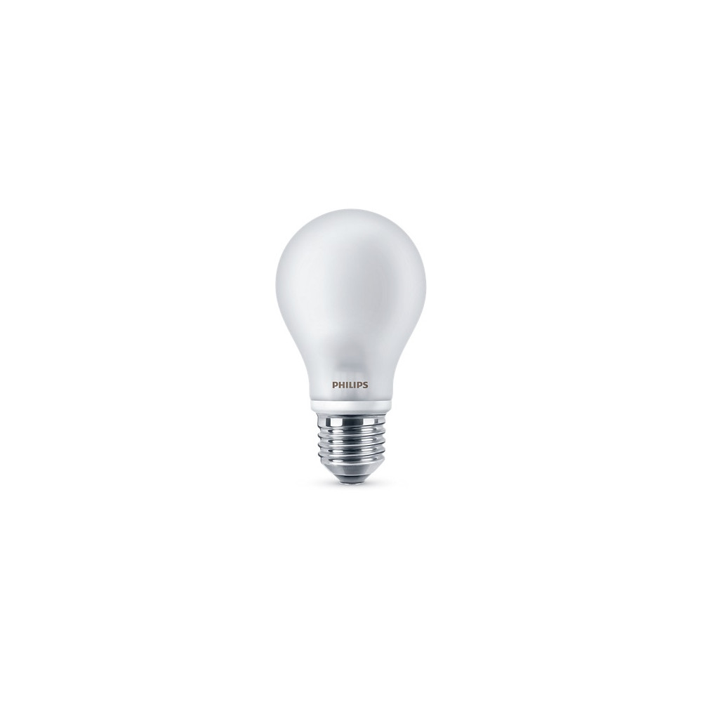 Lemputė LED E27 230V 4.5W A60 470lm šiltai balta, stiklinė, PHILIPS