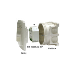 LED valdymo sistemos imtuvas 230Vac 200W, PUSH-DIM, TRIAC, Easy-RF serija, Sunricher