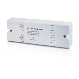 LED valdiklio SR-2839 signalo imtuvas 12-24Vdc 3x5A, RGB, Eco-RF, Sunricher
