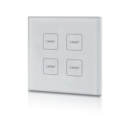 DALI valdymo panelė, 4 šviestuvų, jautri lietimui, Sunricher