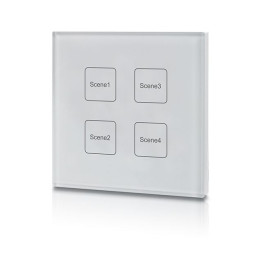 DALI valdymo panelė, 4 scenų, jautri lietimui, Sunricher
