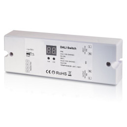 DALI sistemos 100-240V jungiklis, 5A, vieno kanalo, Sunricher