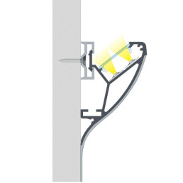 Profilis skirtas LOGI / CONVA profilių montravimui, SPARO, 2.02m, LUMINES