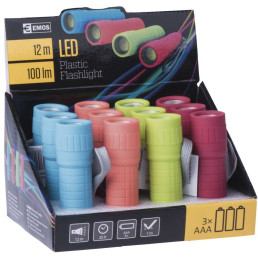 Žibintuvėlis LED, COB 1W, 100lm, 3xAAA, EMOS