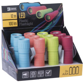 Žibintuvėlis LED, COB 1W, 100lm, 3xAAA, EMOS