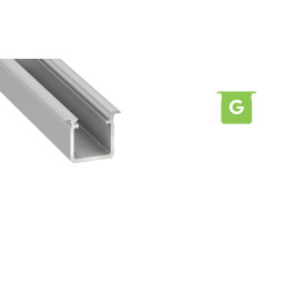 Profilis aliuminis anoduotas LED juostoms įleidžiamas, gilus, G, 2.02m LUMINES