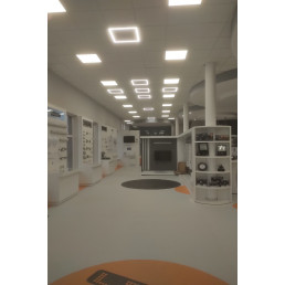 LED šviestuvas "FRAME" 60x60, kvadratinis 40W 3200lm neutraliai balta 4000K, LED line