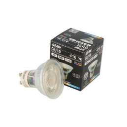 Lemputė LED GU10 230V 5W 340lm 50° šiltai balta, stiklinė, LED line