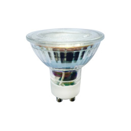 Lemputė LED GU10 230V 5W 340lm 50° neutraliai balta, stiklinė, LED line