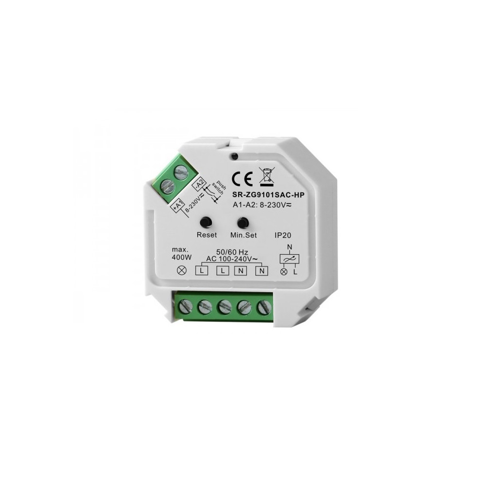 Apšvietimo valdiklis ZigBee 100-240Vac 200W TRIAC, Sunricher