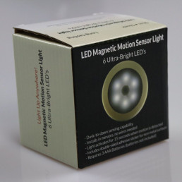 LED šviestuvėliai su judesio davikliu, maitinamas 3 x AAA baterijomis, 3vnt. kompl.