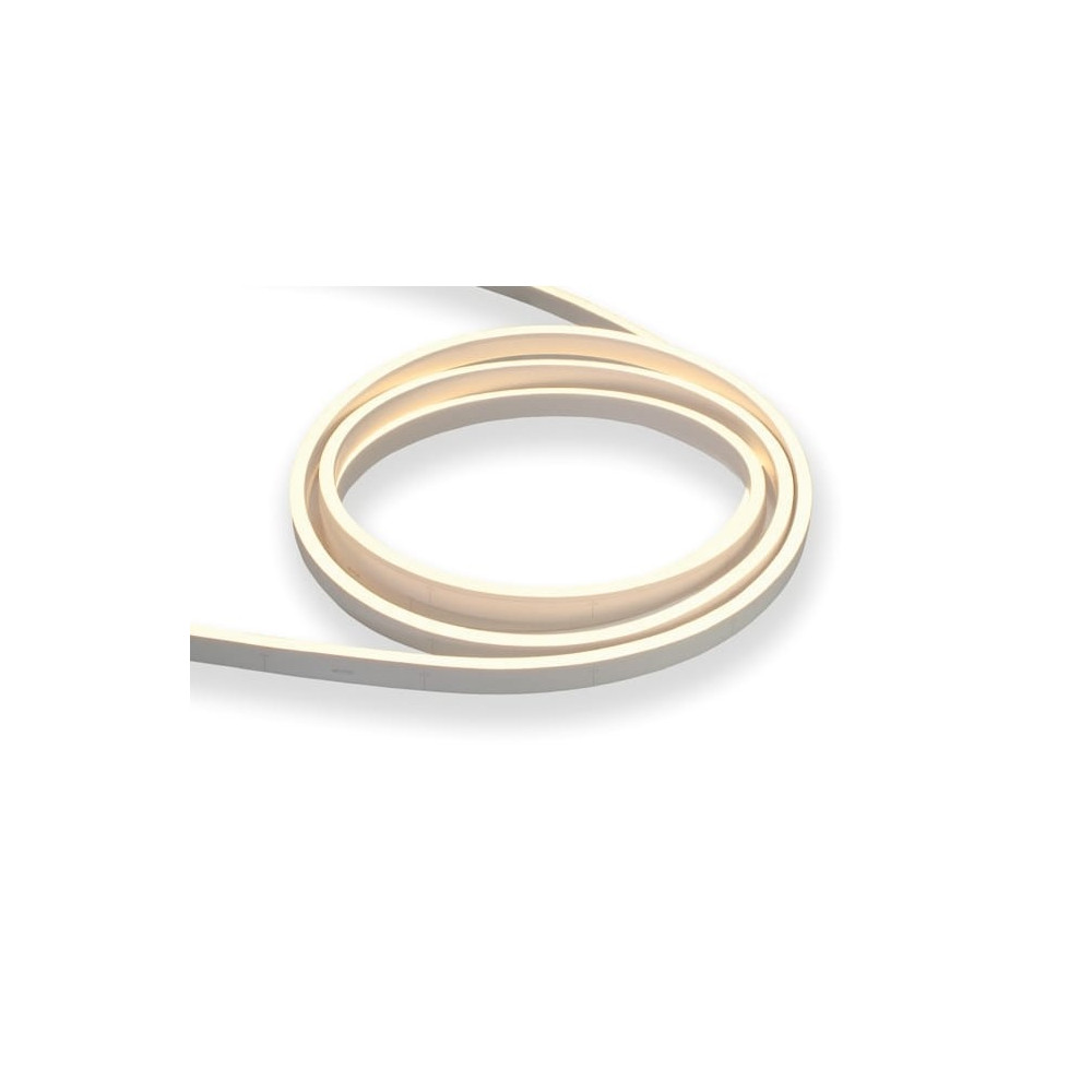 LED juosta NEON FLEX 24Vdc, 7.2W/ m, 120LED/ m, šiltai balta, 6x12mm, 5m ritė, IP67