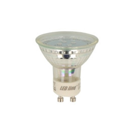 Lemputė LED GU10 230V 1W 60lm šiltai balta, 2700K, LED line