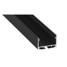 LED profilis, juodas anoduotas, SILEDA, 2.02 m, LUMINES