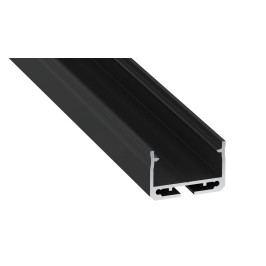 LED profilis, juodas anoduotas, SILEDA, 2.02 m, LUMINES