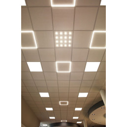 LED šviestuvas 60x60, 230Vac 15-36W 2250-5040lm, 4000K neutraliai balta, DIORA, LED line