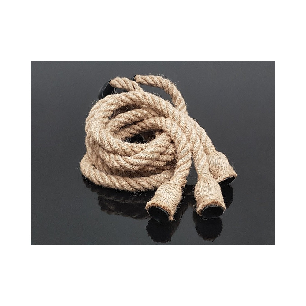 Šviestuvas su džiuto medžiagos laidu, 3 x E27, 1.5m, LED line