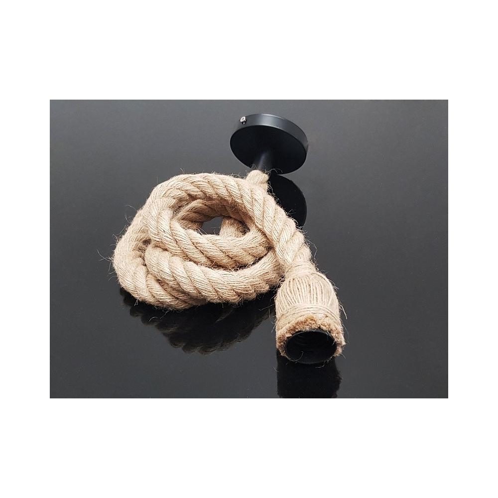 Šviestuvas su džiuto medžiagos laidu, E27, 1.5m, LED line