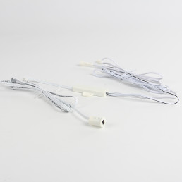 LED jungiklis 12-24Vdc, 4A, su IR jutikliu, baldinis, įleidžiamas Ø14mm, durelėms