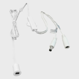 LED jungiklis 12-24Vdc, 4A, su IR jutikliu, baldinis, įleidžiamas Ø14mm, durelėms