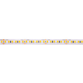 LED juosta 24V 9.6W/ m nehermetiška IP20 šiltai balta 3000K 168LED/ m, Samsung SMD, 120lm/ W, PLUS AKTO