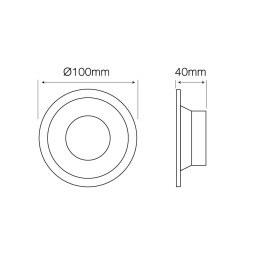 Įmontuojamas šviestuvas, MR16/ GU10 apvalus, OLTIKA, juodas/ auksinis, LED line