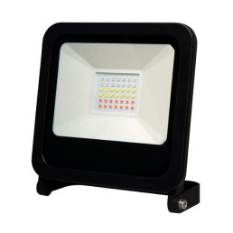 Lauko šviestuvas LED 50W RGB + BLUETOOTH TUYA 230Vac, IP65, juodas, PHOTON, LED LINE