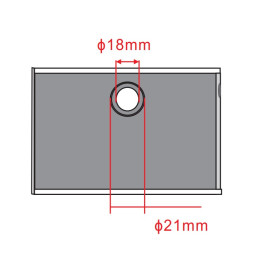 LED valdiklis, 12-24V, 4A, ON-OFF-DIM, metalinis, baldinis įleidžiamas