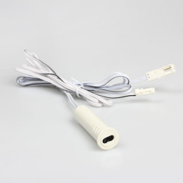 LED valdiklis 12-24V 4A, ON-OFF, įjungiamas rankos mostu, įleidžiamas, plastikinis, baltas