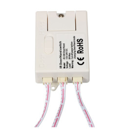 LED valdiklis skirtas trims sensoriams 12-24V 4A, veikia durelių/ rankos judesio rėžimu