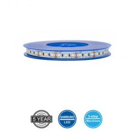 LED juosta 12V 4.8W/ m nehermetiška IP20 šiltai balta 2700K 120LED/ m 115lm/ W PLUS AKTO