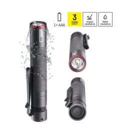 Žibintuvėlis, atsparus drėgmei IP65, ULTIBRIGHT 50, CREE LED, 100lm, 1xAAA, EMOS