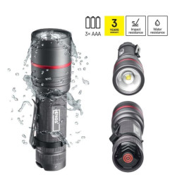 Žibintuvėlis, atsparus drėgmei IP65, ULTIBRIGHT 70, CREE LED, 340lm, 3xAAA, EMOS