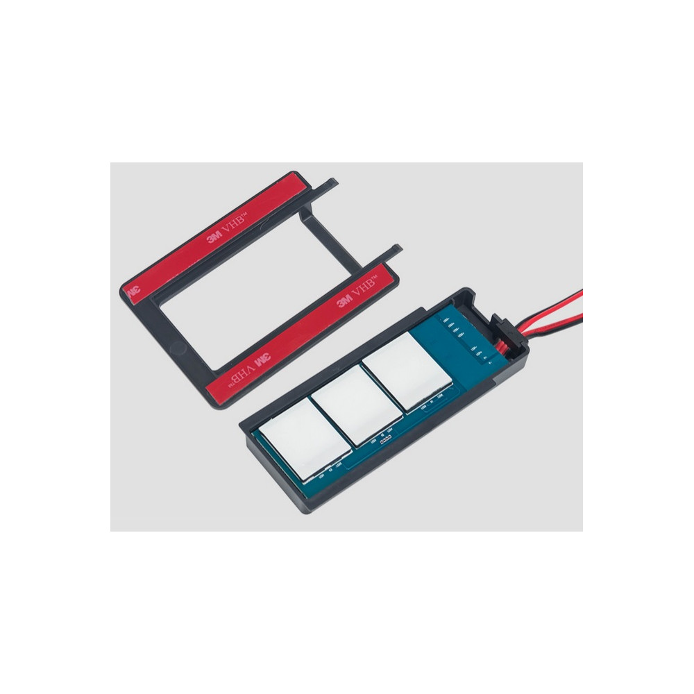 LED valdiklis 12-24V 4A, ON-OFF-DIM, lietimui jautrus per veidrodžio stiklą, su piktogramomis