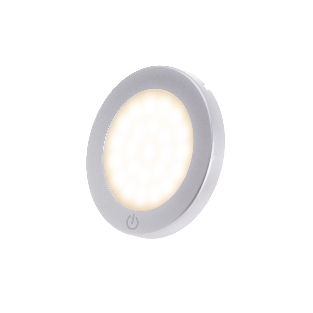 LED šviestuvėlis, baldinis, SENSO MASTER, 2.5W, aliuminis, 3000K šiltai balta, su valdikliu ir jungtimis L813