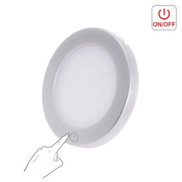 LED šviestuvėlis, baldinis, SENSO MASTER, 2.5W, aliuminis, 3000K šiltai balta, su valdikliu ir jungtimis L813