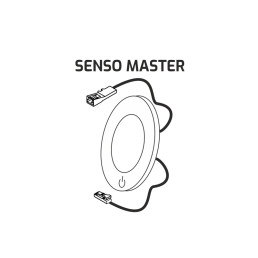 LED šviestuvėlis, baldinis, SENSO MASTER, 2.5W, aliuminis, 3000K šiltai balta, su valdikliu ir jungtimis L813