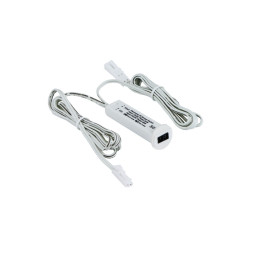 LED jungiklis 12-24Vdc, 2A, su IR jutikliu, baldinis, įleidžiamas Ø14mm, dviejų funkcijų