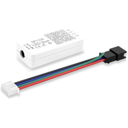 LED skaitmeninės juostos valdiklis 5-24V, Bluetooth, 1024 PIX